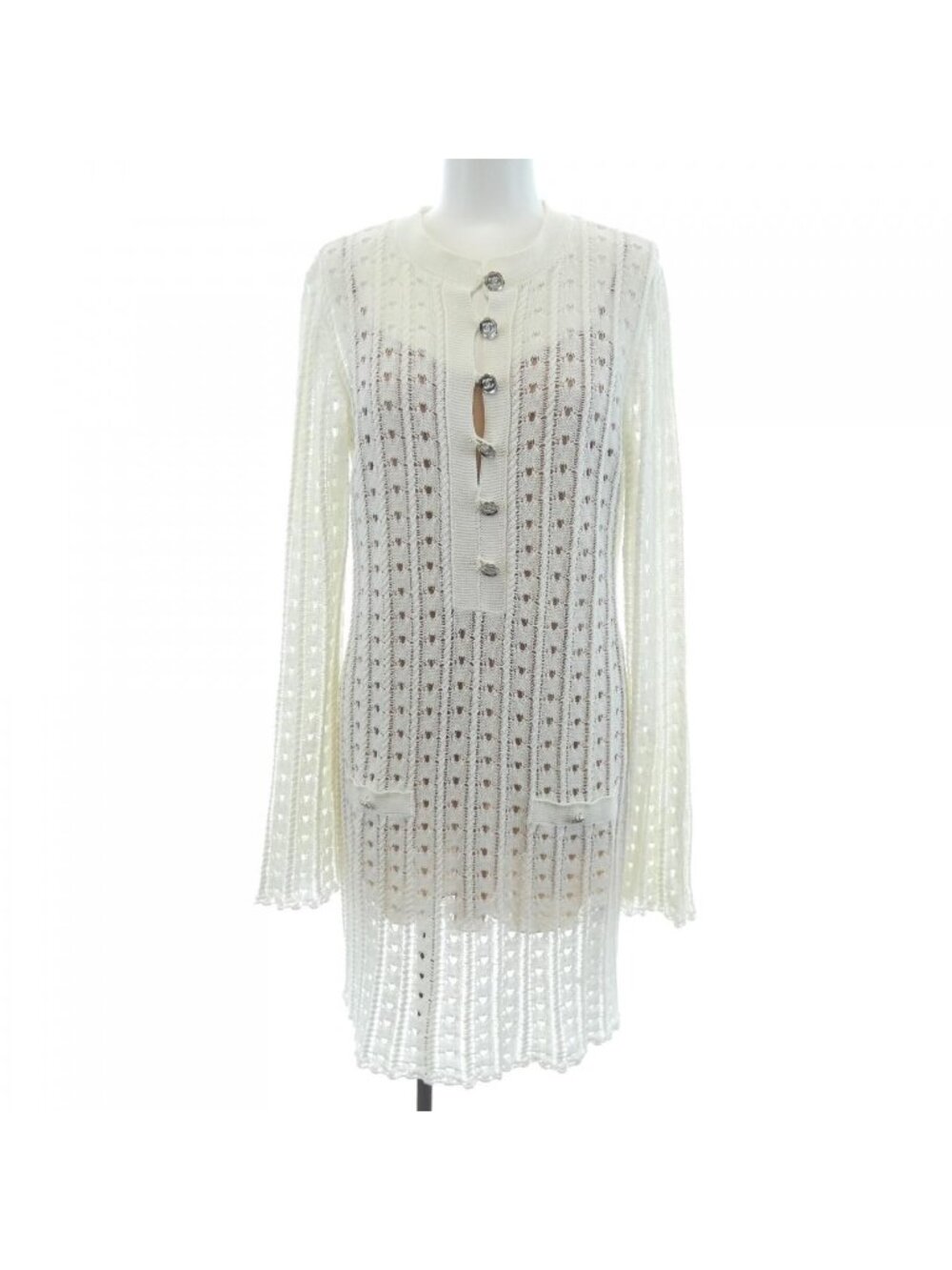 Chanel 23A Dress White